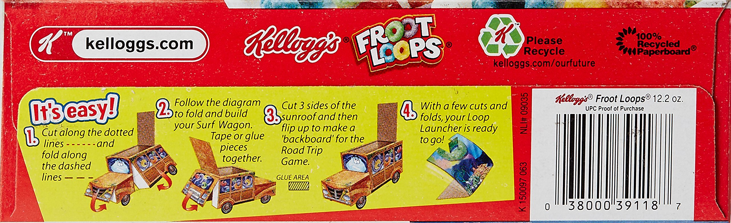 Kelloggs Cereal Fruit Loops Surf Wagon Game, 340g : Amazon.in